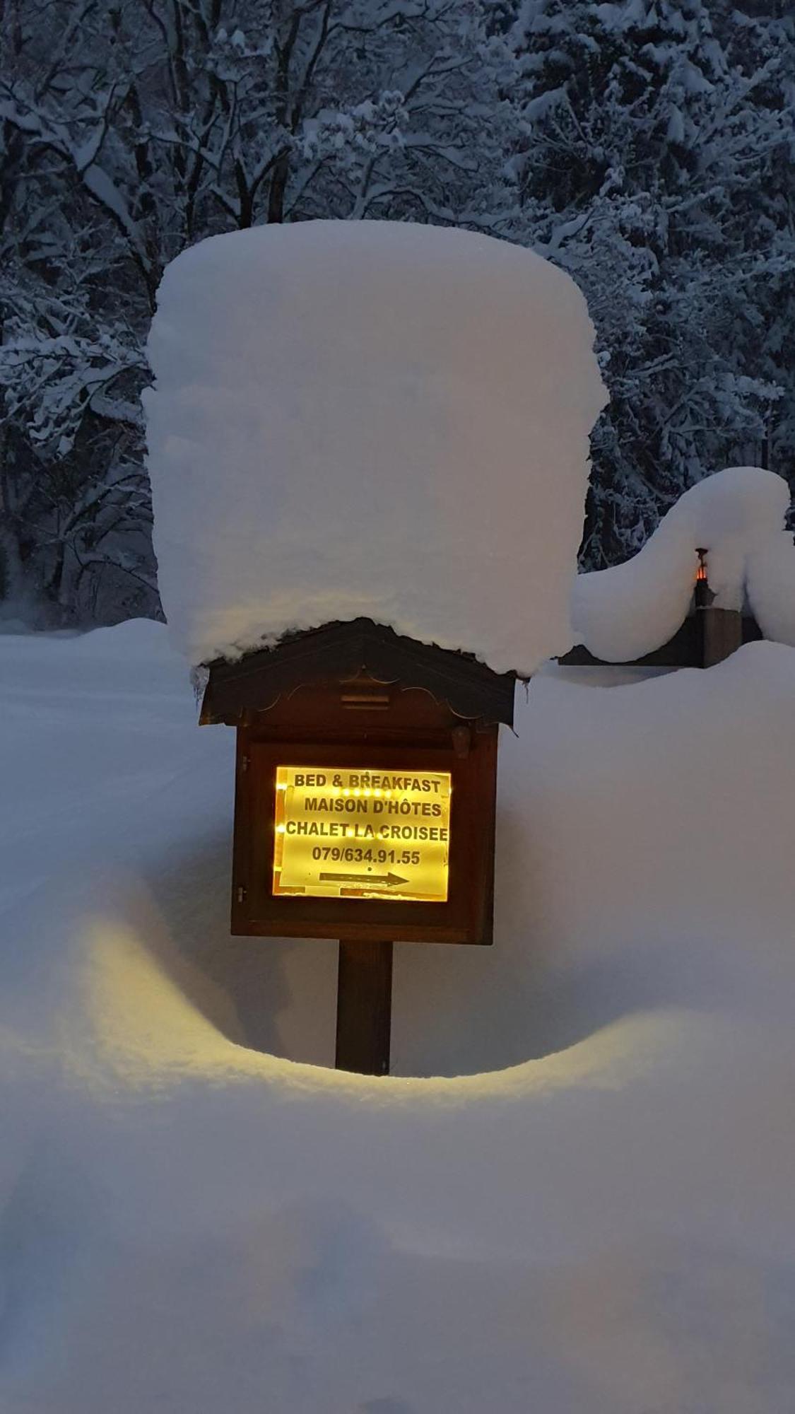 B&B Chalet La Croisee Vers L'Eglise Kültér fotó